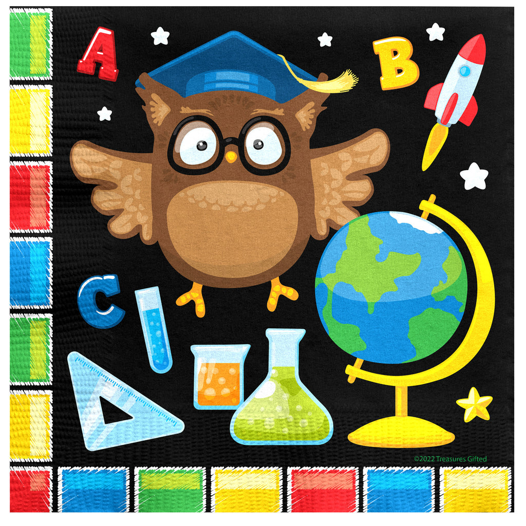 Kindergarten Graduation Napkins - Kindergarten Graduation Party Decorations