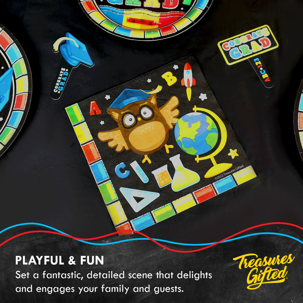 Kindergarten Graduation Napkins - Kindergarten Graduation Party Decorations