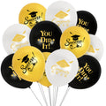 Gold Graduation Balloon Bouquet - Gold Graduation Party Supplies