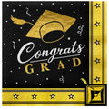 Gold Graduation Napkins - Gold Graduation Party Supplies