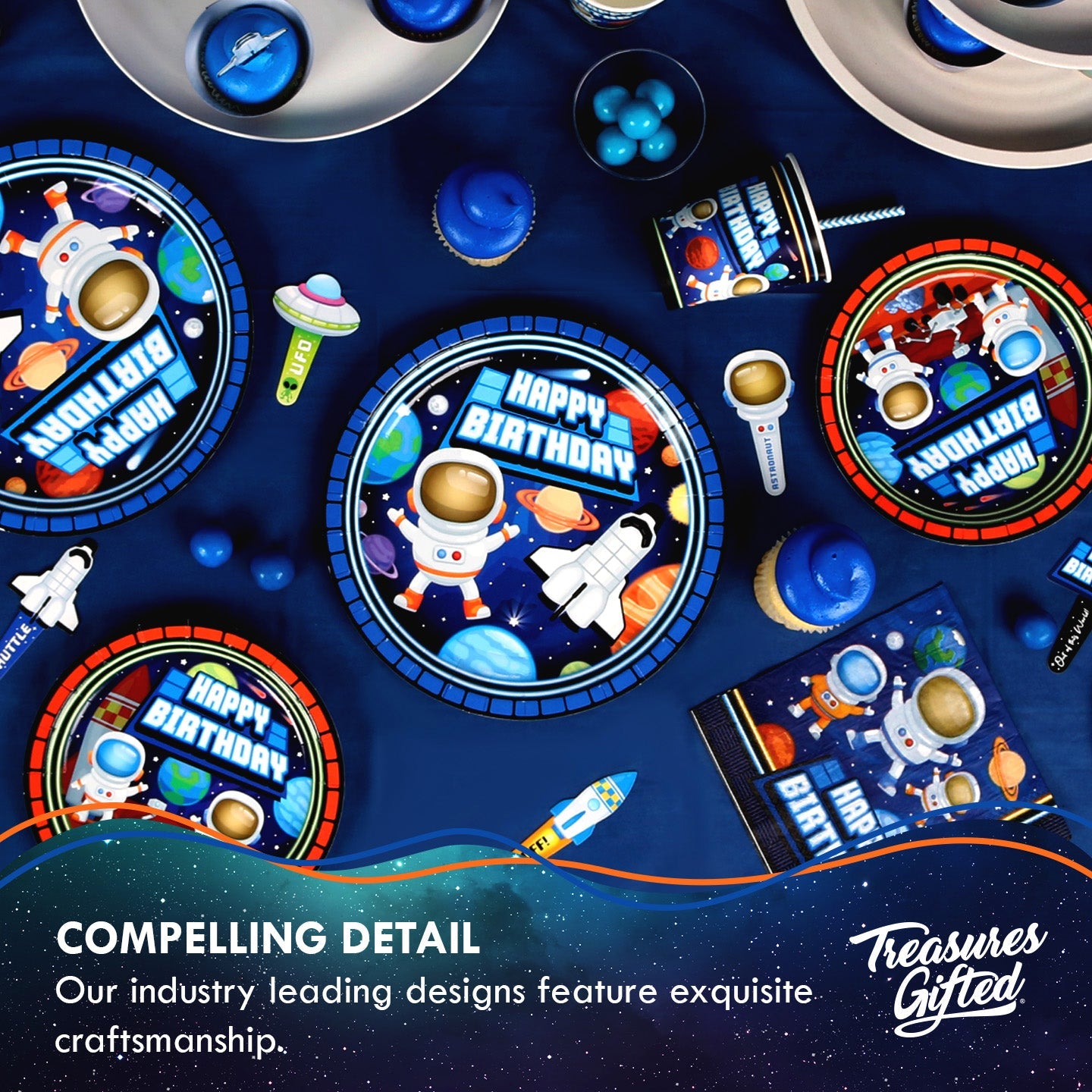 Outer Space Cups - Outer Space Party Supplies