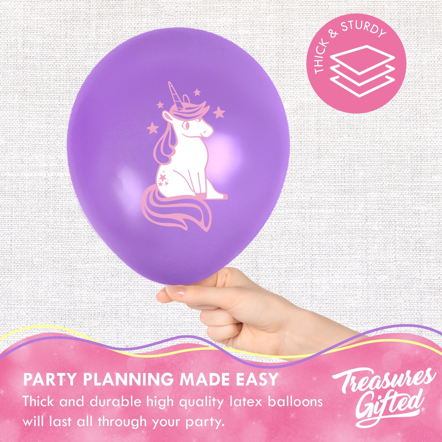 Unicorn Balloon Bouquet - Rainbow Unicorn Party Supplies