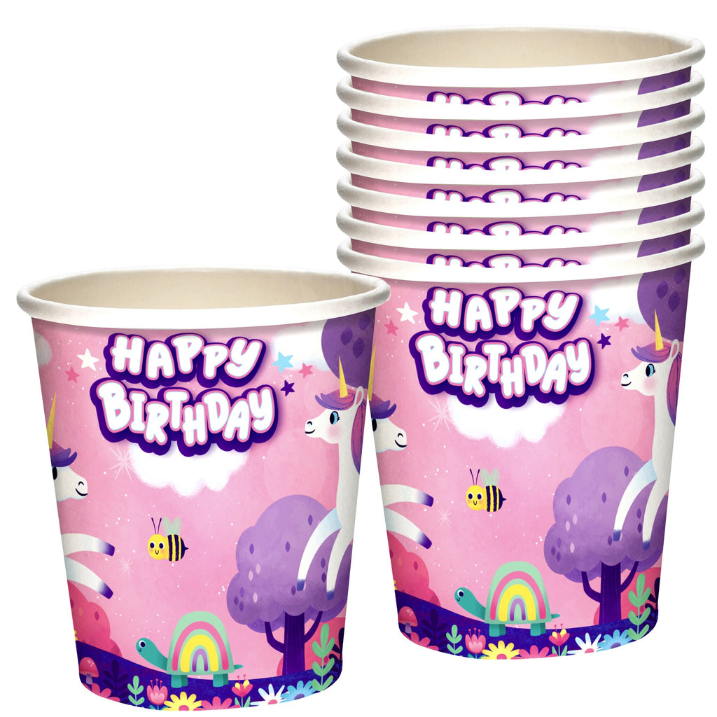 Unicorn Cups - Rainbow Unicorn Party Supplies