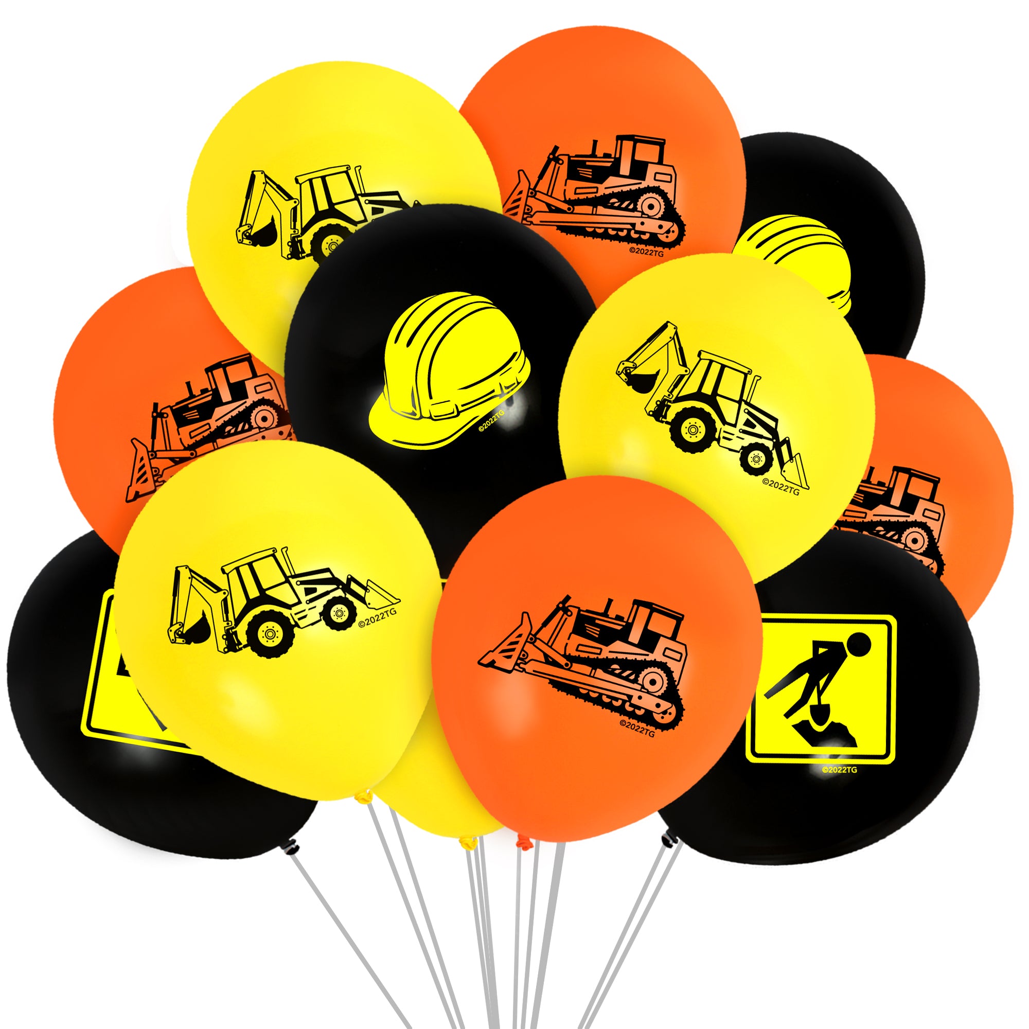 Construction Balloon Bouquet - Construction Party Supplies
