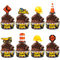 Construction Cupcake Toppers & Construction Cupcake Wrappers