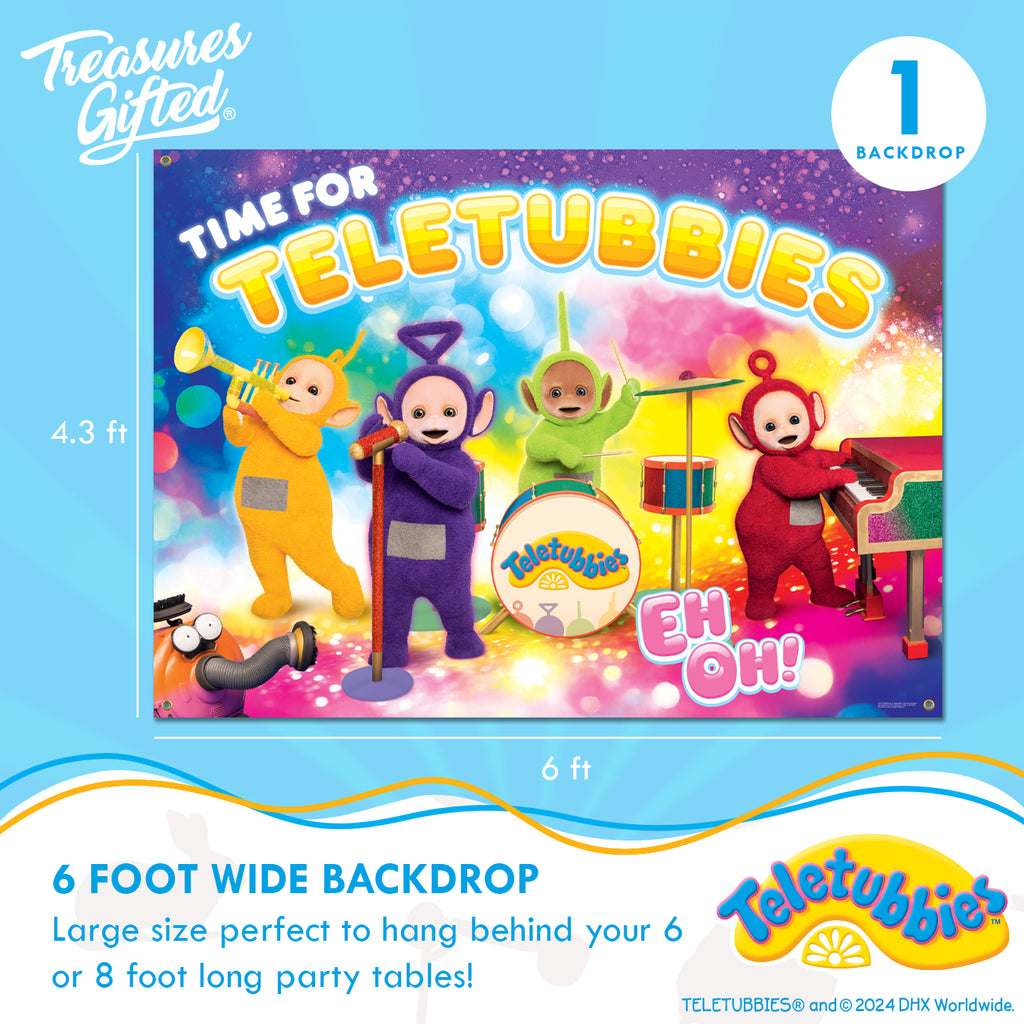 Teletubbies Backdrop - Teletubbies Party Decorations