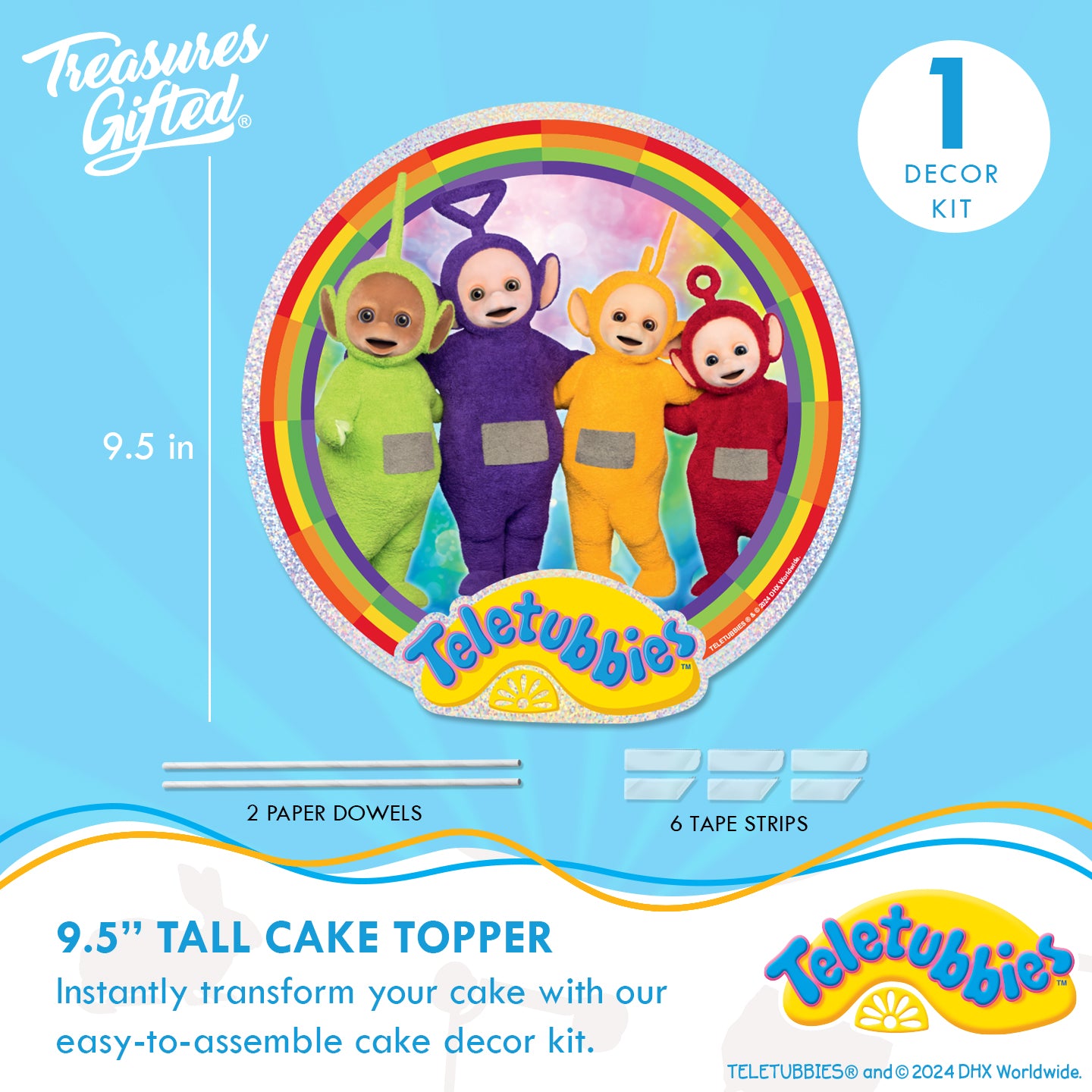 Teletubbies Cake Topper - Teletubbies Party Decorations