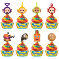 Teletubbies Cupcake Toppers & Teletubbies Cupcake Wrappers