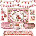 Strawberry Shortcake Birthday Supplies Ultimate Set for 16 Guests