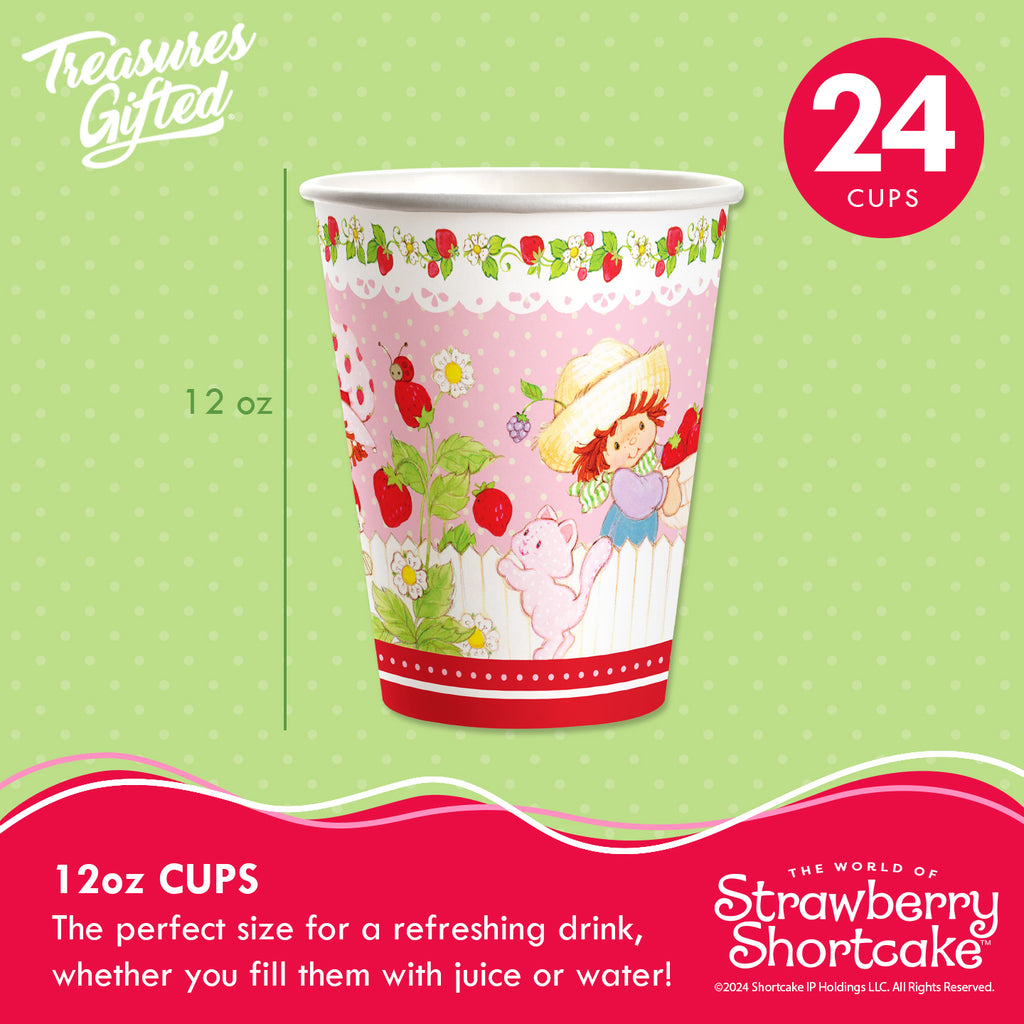Strawberry Shortcake Birthday Supplies Ultimate Set for 24 Guests