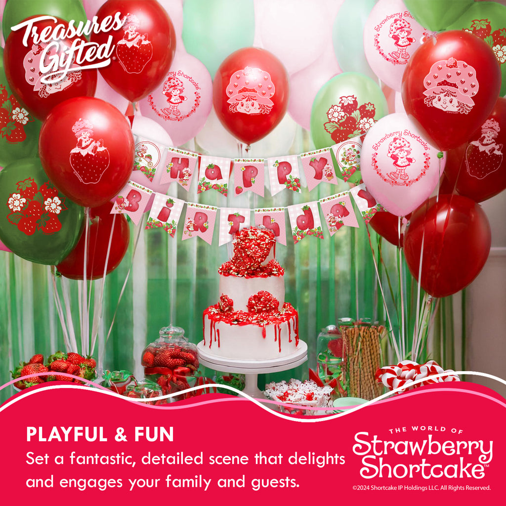 Strawberry Shortcake Balloons - Strawberry Shortcake Birthday Supplies