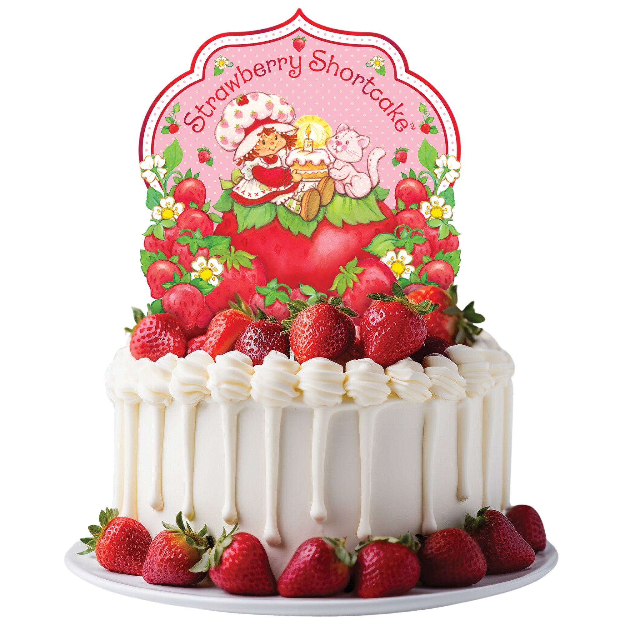 Strawberry Shortcake Cake Topper - Strawberry Shortcake Birthday Supplies