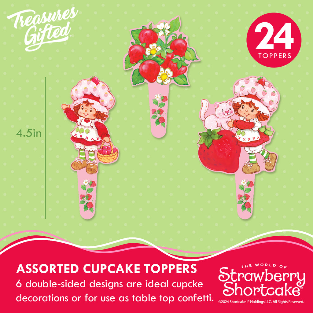 Strawberry Shortcake Cupcake Toppers & Strawberry Shortcake Cupcake Wrappers