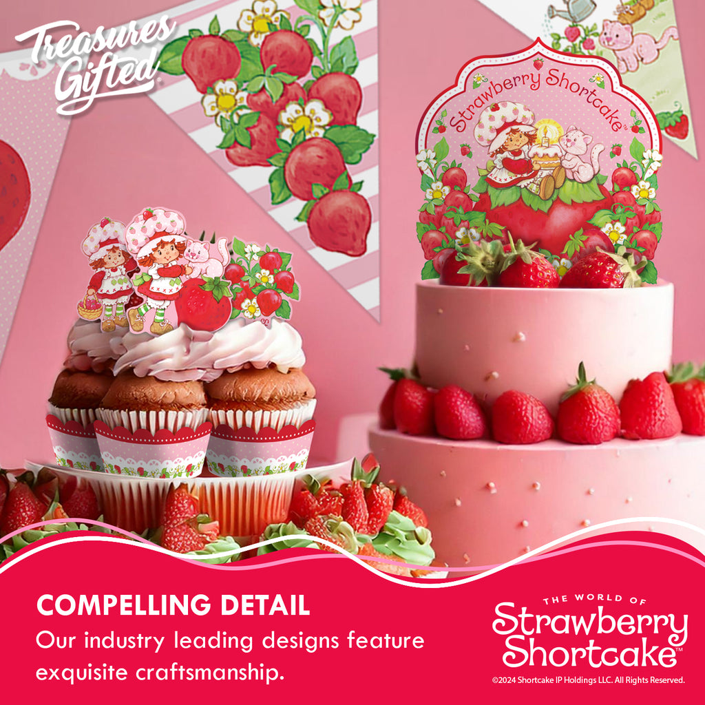 Strawberry Shortcake Cupcake Toppers & Strawberry Shortcake Cupcake Wrappers