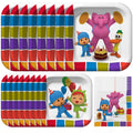 Pocoyo Birthday Party Supplies Tableware Starter Set for 16 Guests