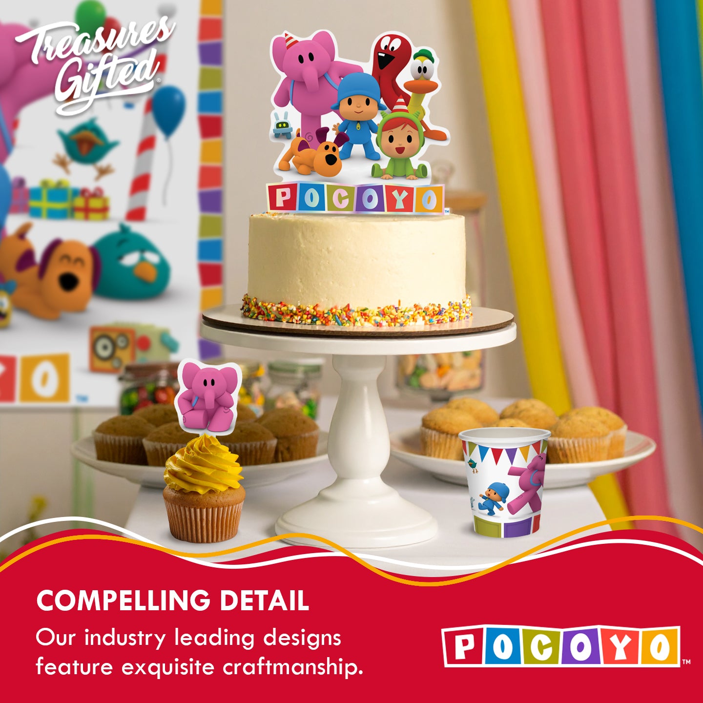Pocoyo Birthday Banner - Pocoyo Party Supplies
