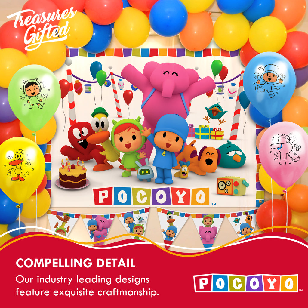 Pocoyo Backdrop - Pocoyo Party Supplies