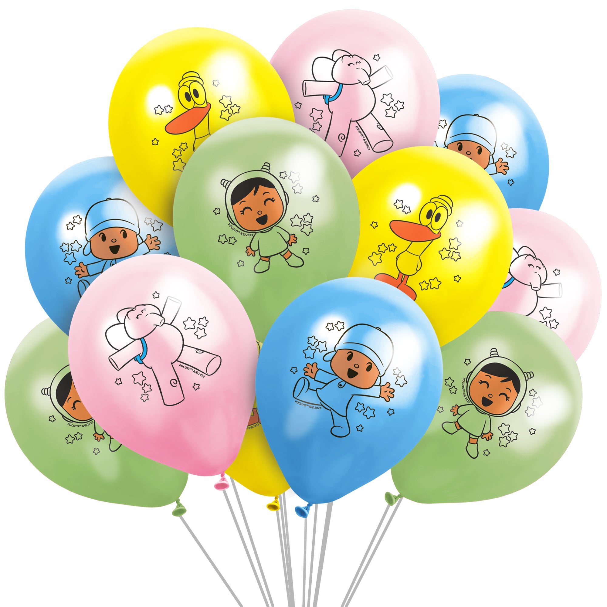 Pocoyo Balloon Bouquet - Pocoyo Party Supplies
