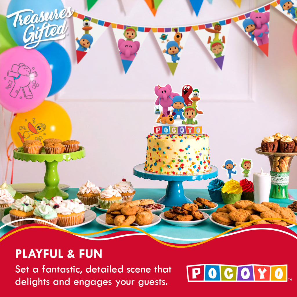 Pocoyo Birthday Banner Pennant - Pocoyo Party Supplies