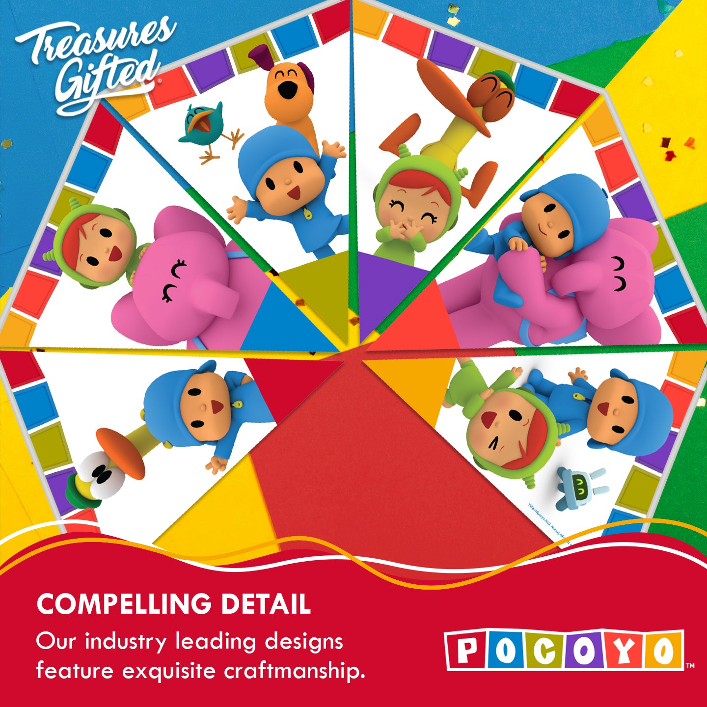 Pocoyo Birthday Banner Pennant - Pocoyo Party Supplies
