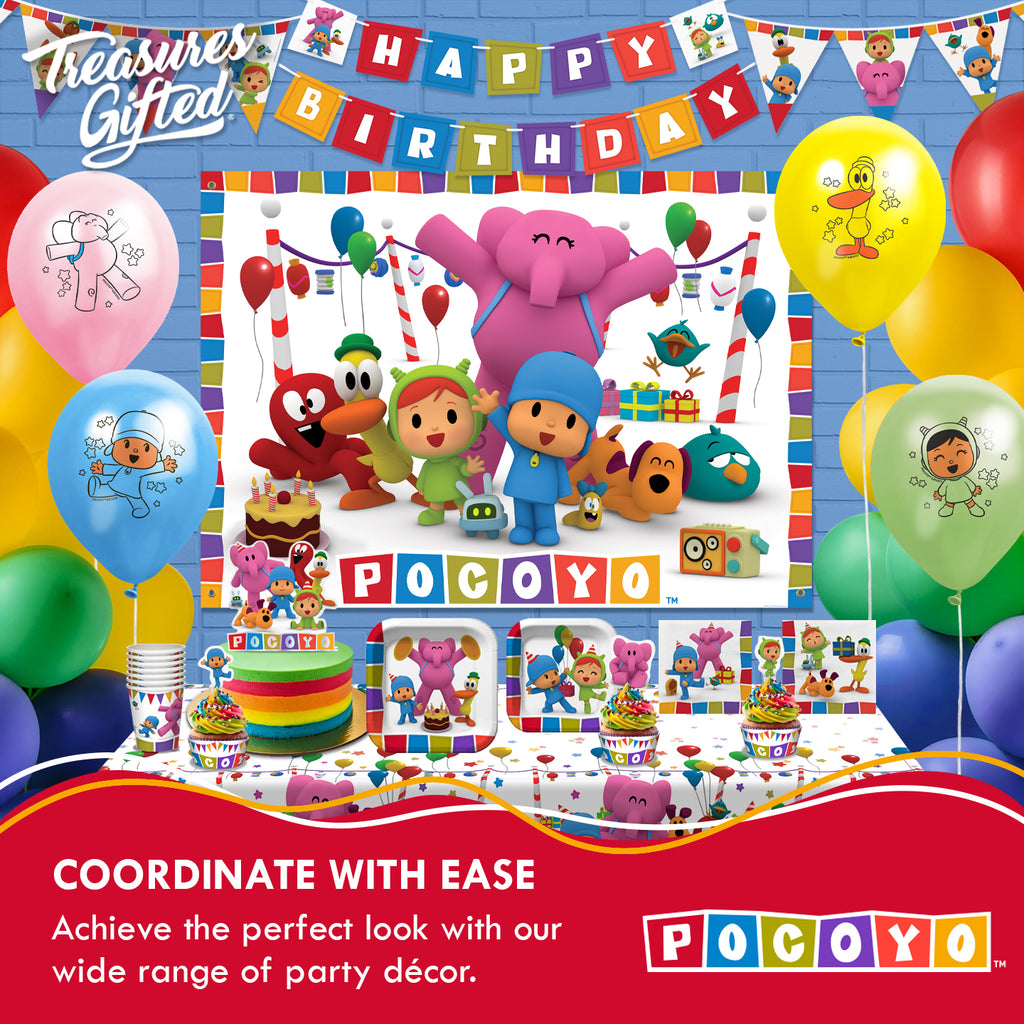 Pocoyo Plates 7in - Pocoyo Party Supplies