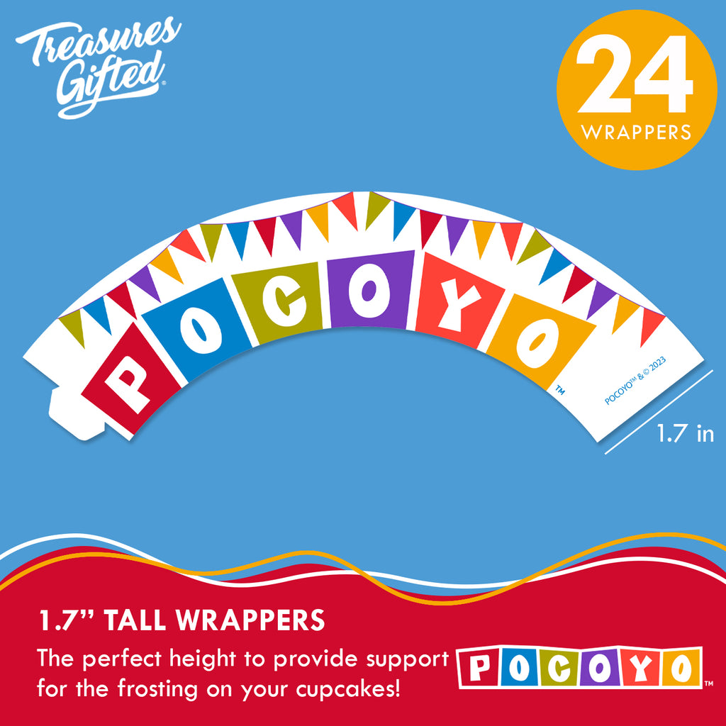 Pocoyo Cupcake Toppers & Pocoyo Cupcake Wrappers