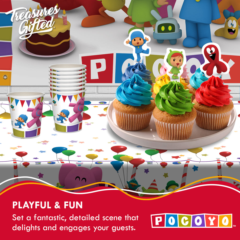 Pocoyo Cupcake Toppers & Pocoyo Cupcake Wrappers