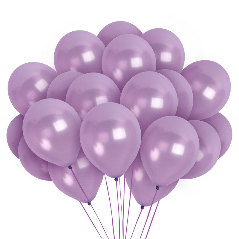 Pearlescent Pastel Purple Balloons - 12 Inch Latex Balloons