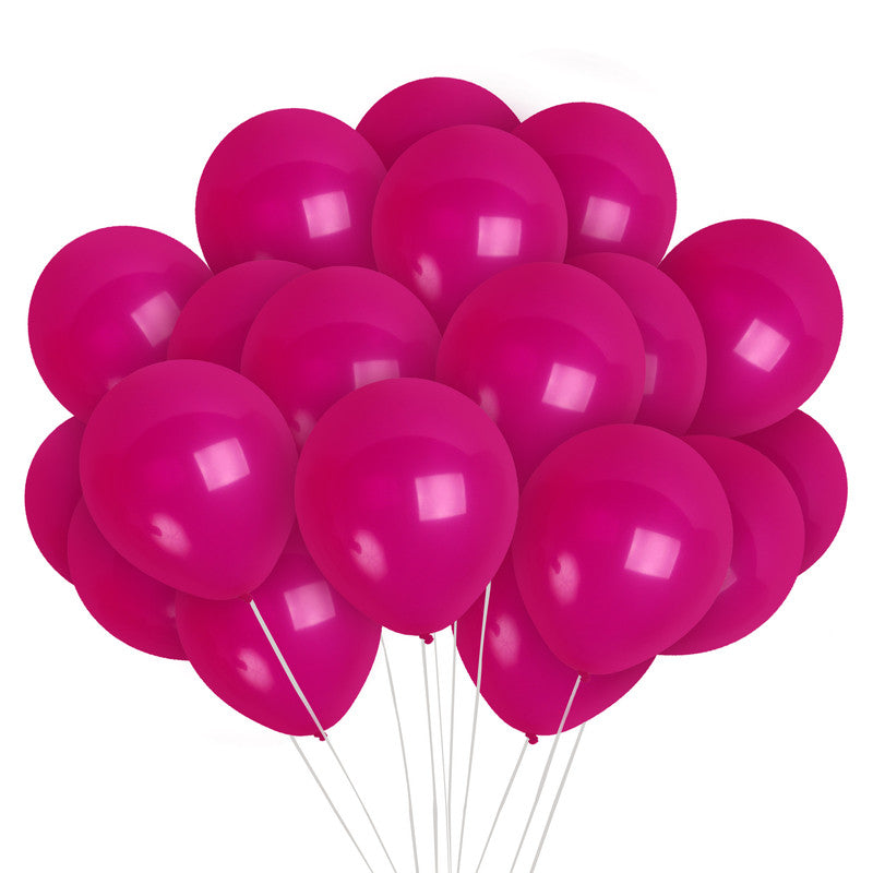 Hot Pink Balloons - 12 Inch Latex Balloons