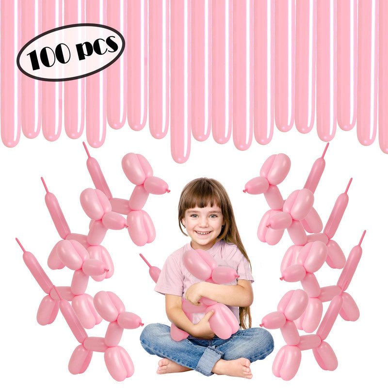 Light Pink Twisting Balloons - Long Balloons