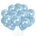 Pearlescent Powder Blue Balloons - 12 Inch Latex Balloons