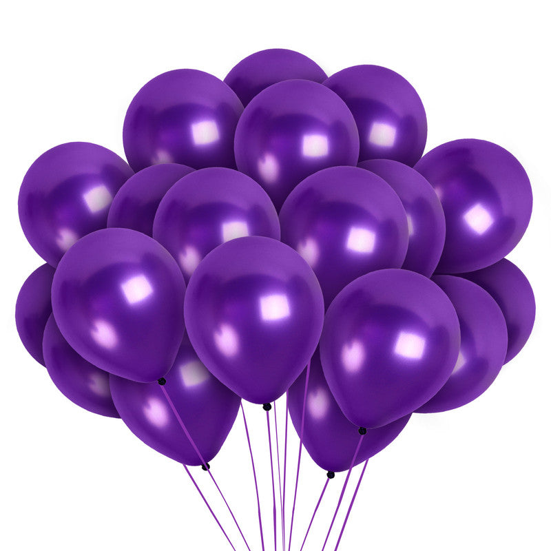 Pearlescent Purple Balloons - 12 Inch Latex Balloons