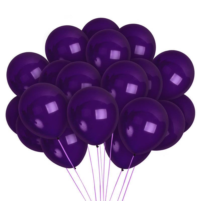 Dark Purple Balloons - 12 Inch Latex Balloons