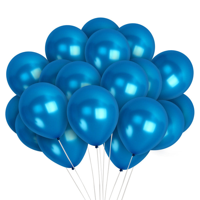 Pearlescent Royal Blue Balloons - 12 Inch Latex Balloons