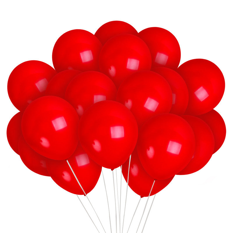 Red Balloons - 12 Inch Latex Balloons