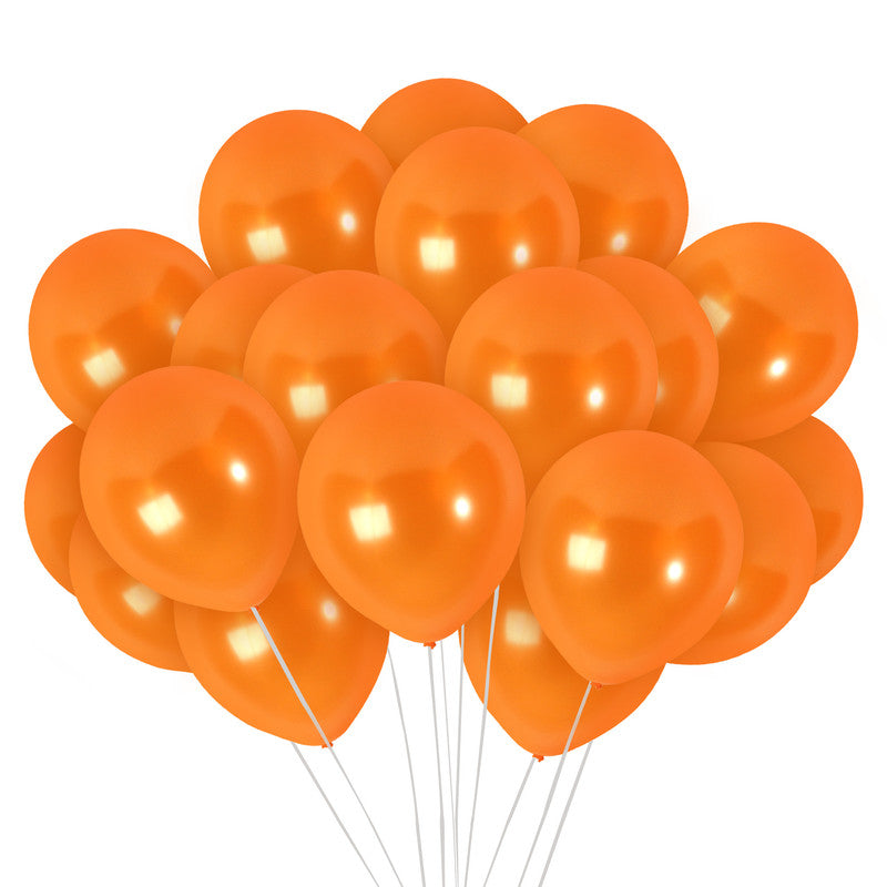 Pearlescent Orange Balloons - 12 Inch Latex Balloons