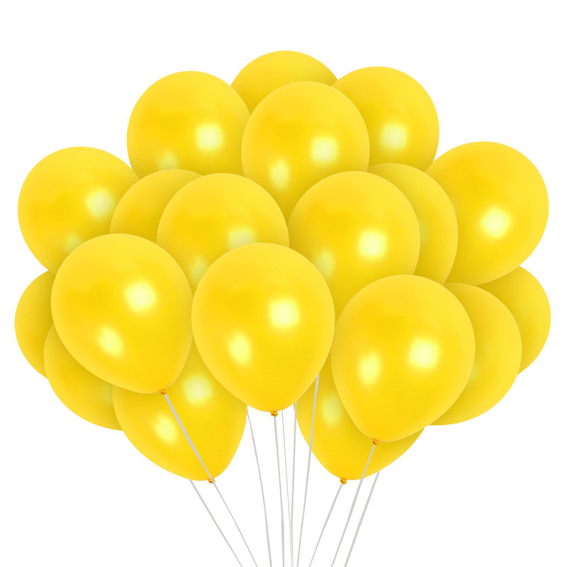 Pearlescent Yellow Balloons - 12 Inch Latex Balloons