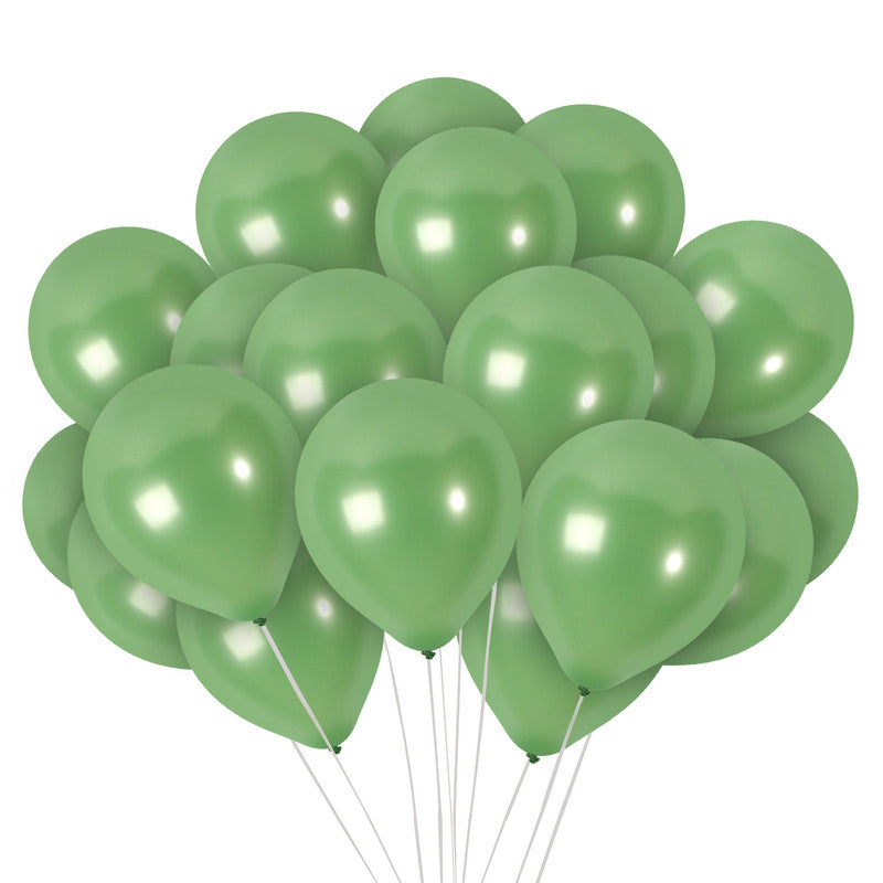 Pearlescent Sage Green Balloons - 12 Inch Latex Balloons