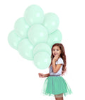 Macaron Soft Turquoise Balloons - 12 Inch Latex Balloons