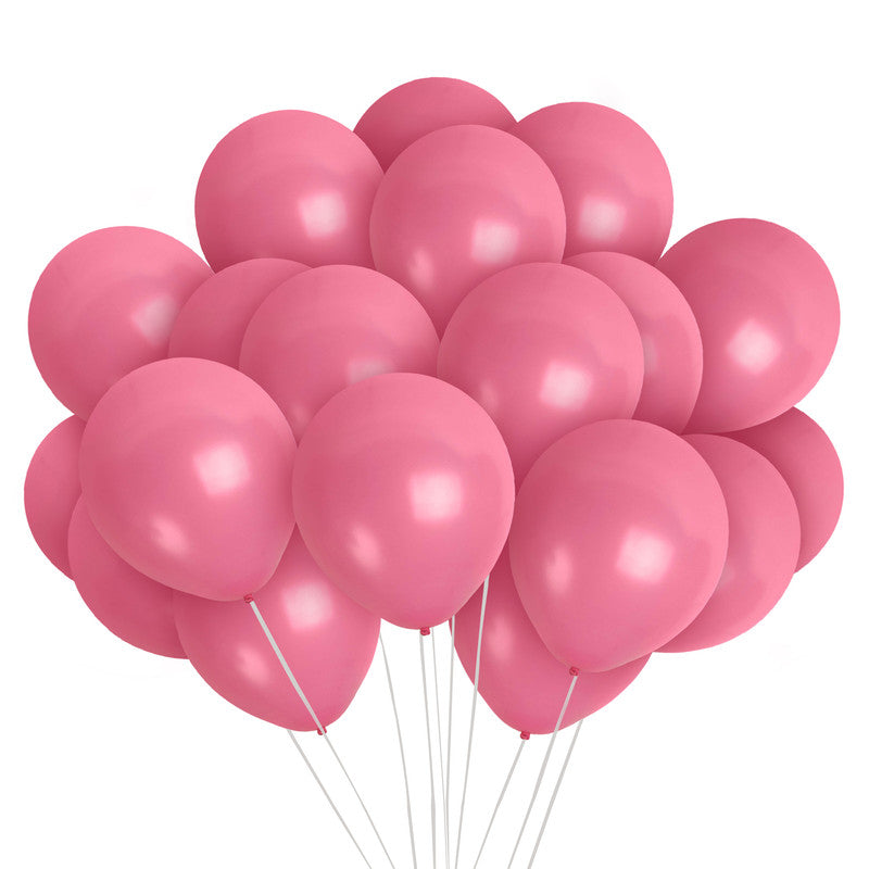Rose Pink Balloons - 12 Inch Latex Balloons