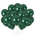 Pearlescent Pine Green Balloons - 12 Inch Latex Balloons