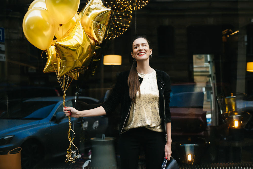 Pearlescent Gold Balloons - 12 Inch Latex Balloons