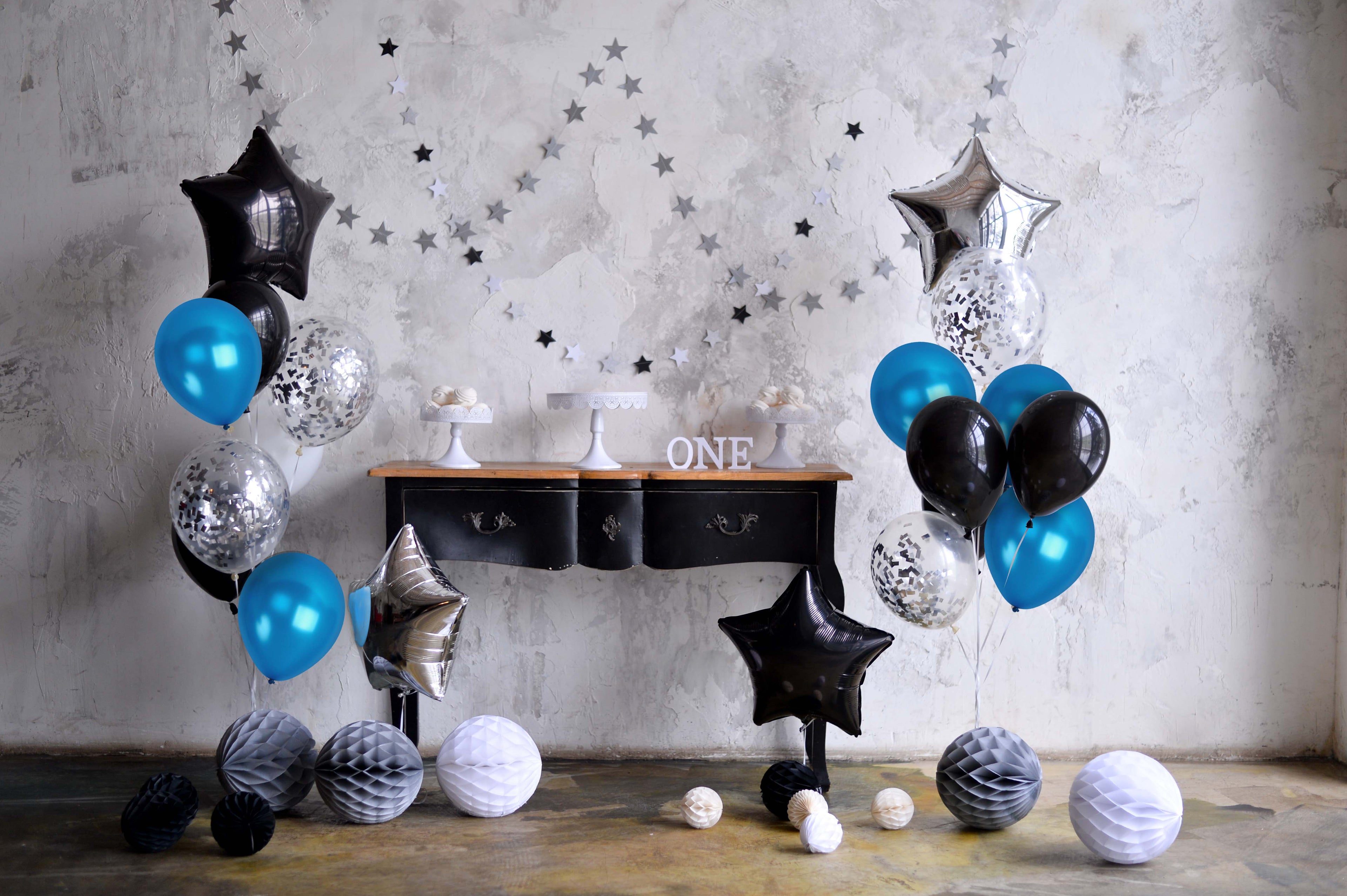 Pearlescent Royal Blue Balloons - 12 Inch Latex Balloons