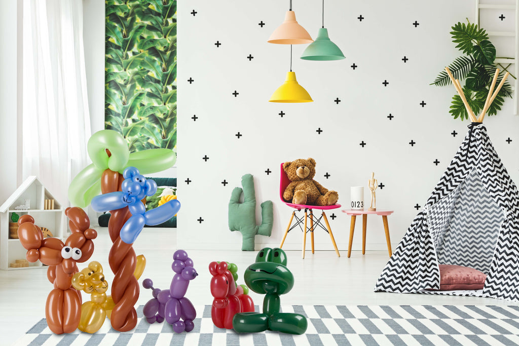 Brown Twisting Balloons - Long Balloons