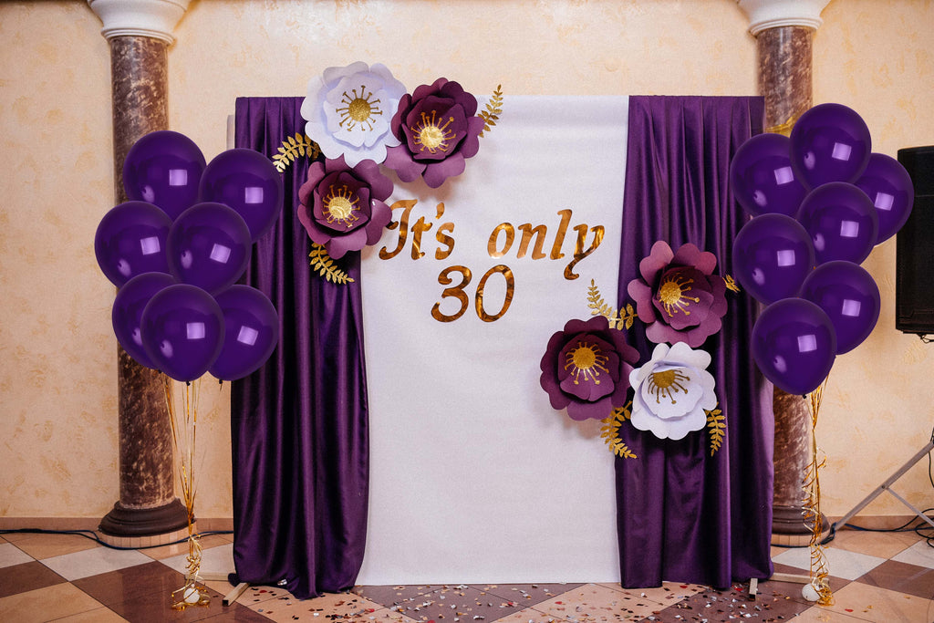 Dark Purple Balloons - 12 Inch Latex Balloons