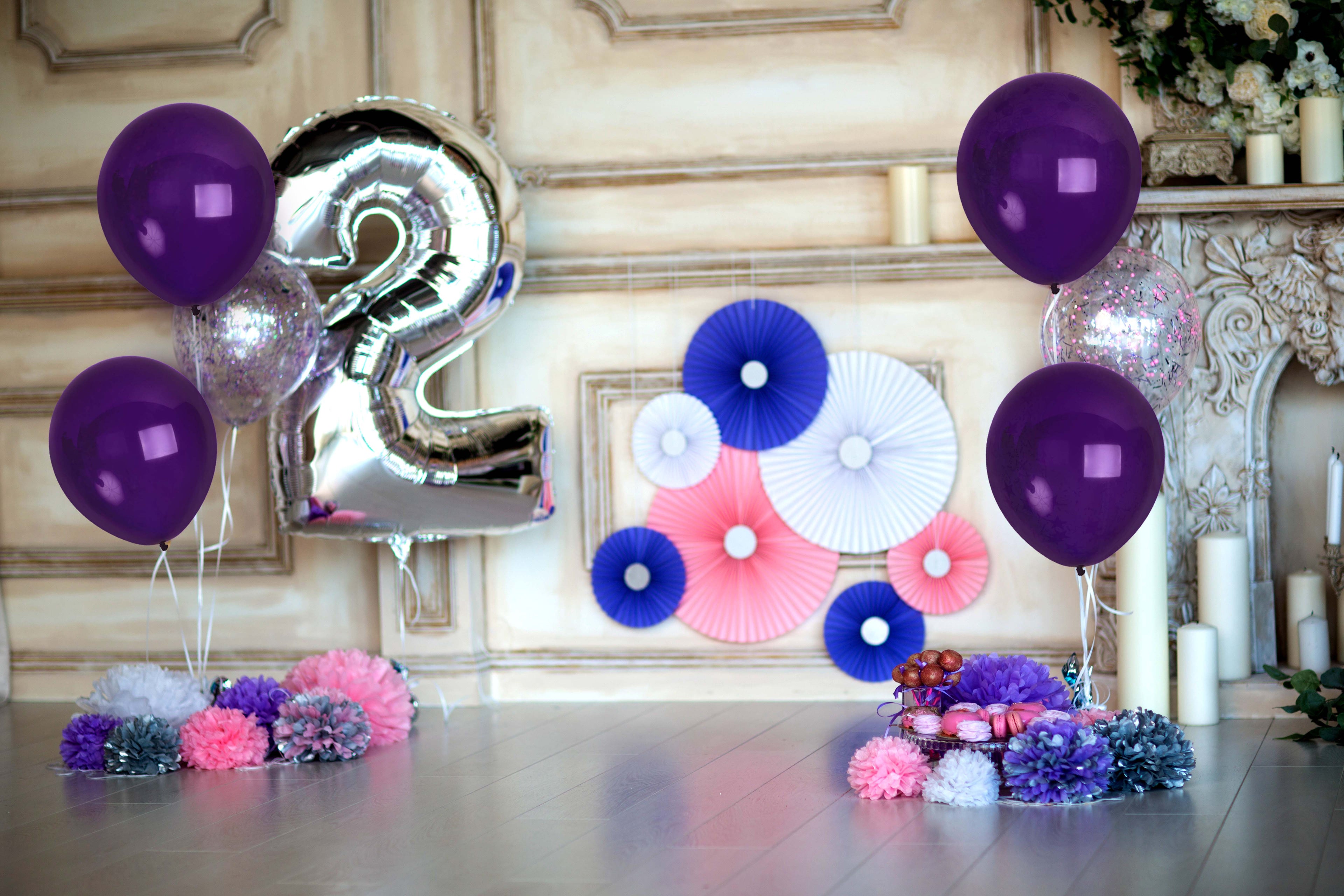 Dark Purple Balloons - 12 Inch Latex Balloons