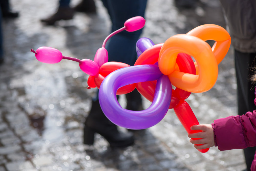 Purple Twisting Balloons - Long Balloons