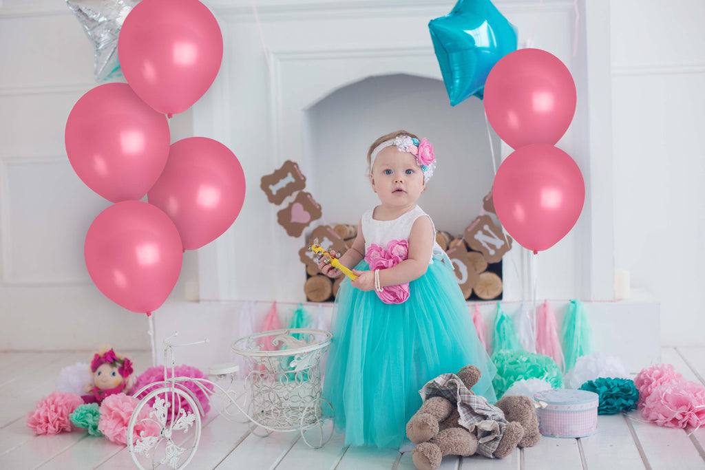 Rose Pink Balloons - 12 Inch Latex Balloons