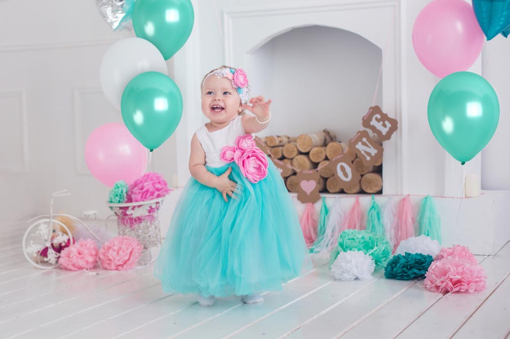 Pearlescent Turquoise Balloons - 12 Inch Latex Balloons