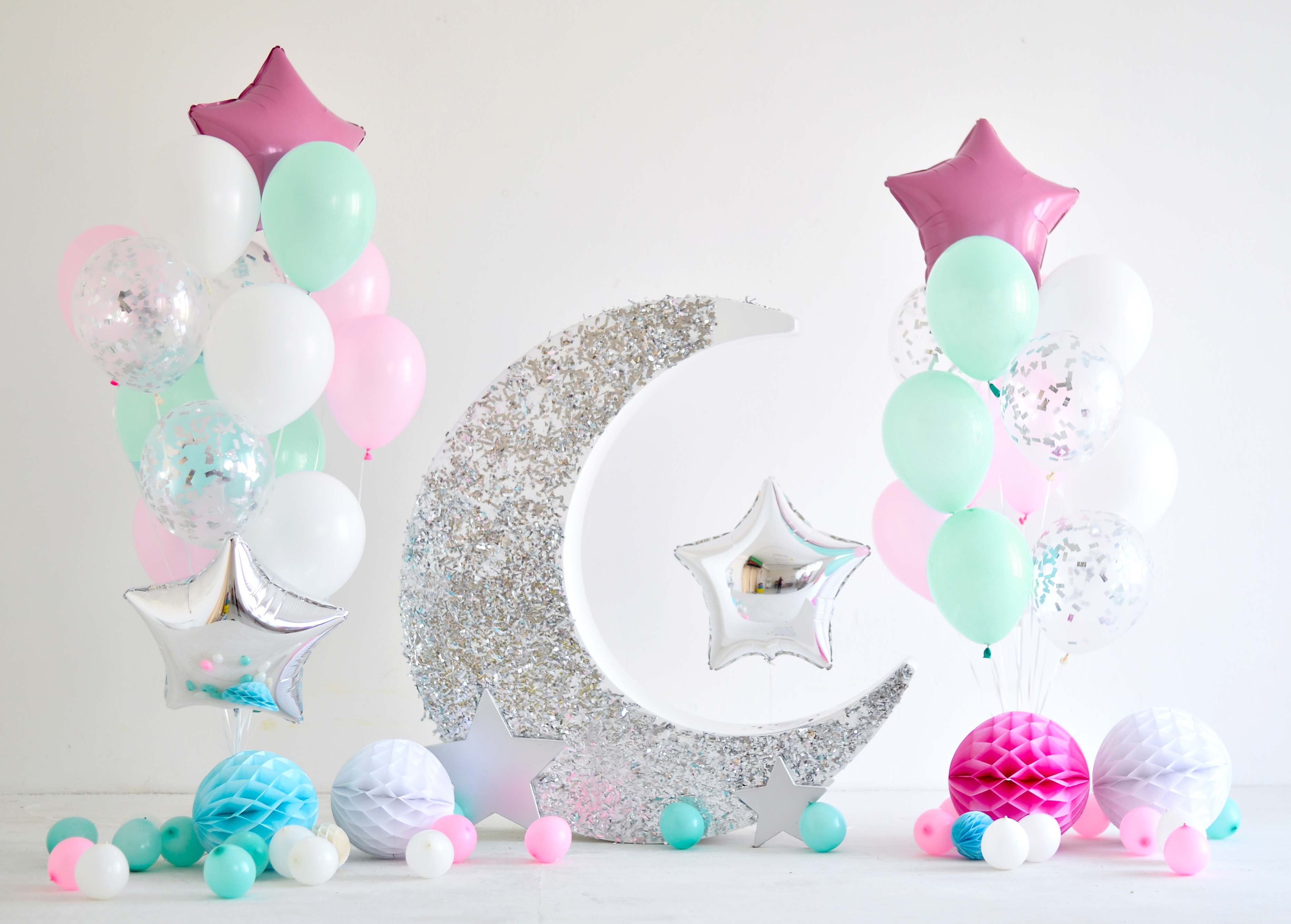 Macaron Soft Turquoise Balloons - 12 Inch Latex Balloons